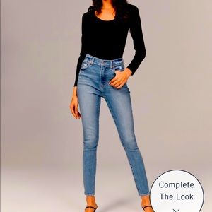 High Rise Super Skinny Ankle 14R